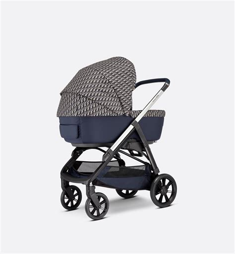 cochecito de bebe dior|Carrito de bebé Lona resistente al agua azul y beige con  .